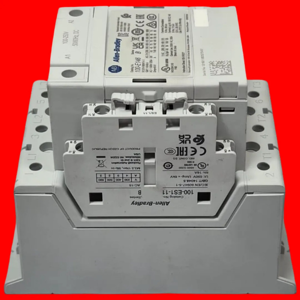 Contactor Allen Bradley 100-e146kd11 146a 100-250v Ac/dc 1no - Imagen 5