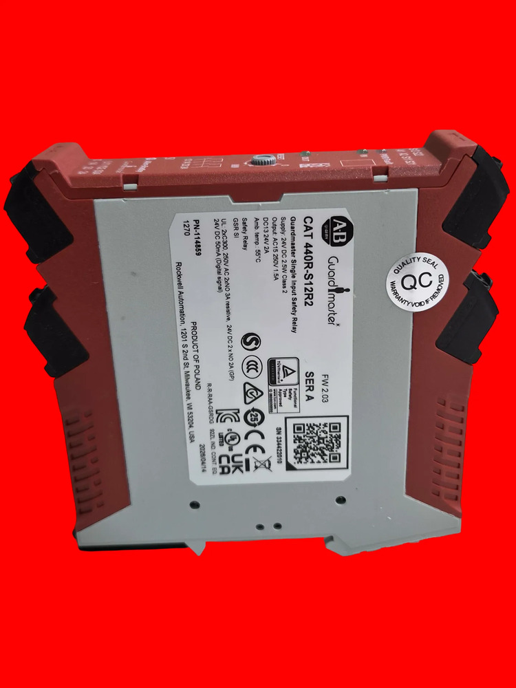 440r-s12r2 Rele De Seguridad Allen Bradley Ser A - Imagen 3