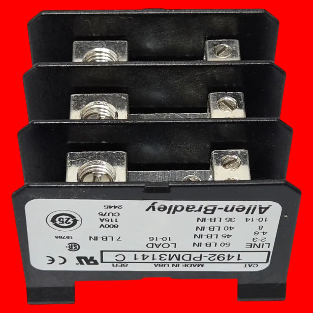1492-pdm3141 Allen-bradley Power Block 3p 115a 50hz/60hz - Imagen 6