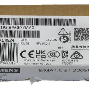 Base Unit Siemens 6es7193-6pa00-0aa0 Et200sp Original
