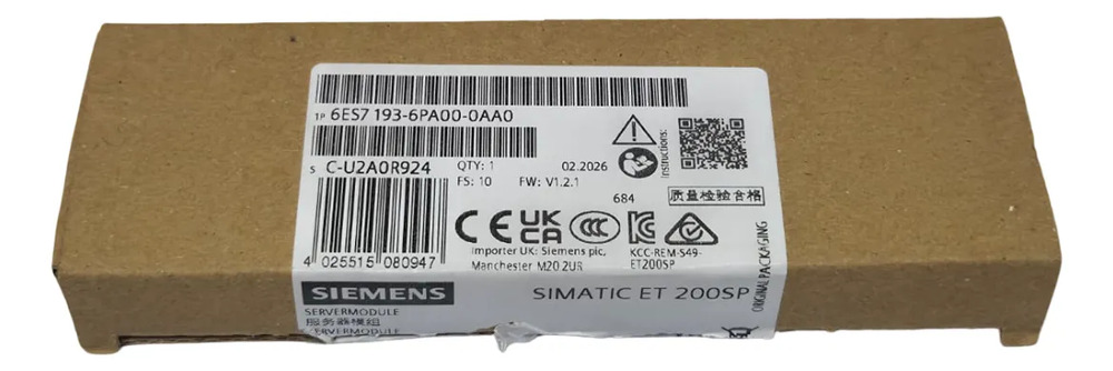 Base Unit Siemens 6es7193-6pa00-0aa0 Et200sp Original
