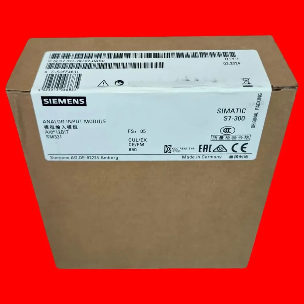 6es7 331-7kf02-0ab0 Siemens Modulo De Entrada Analogica - Imagen 2