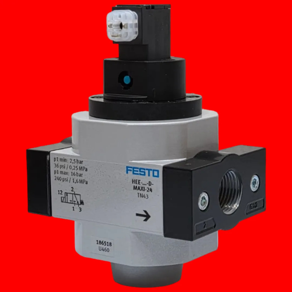 Válvula Neumática De Festo Modelo Hee-1/2-d-maxi-24 - Imagen 4