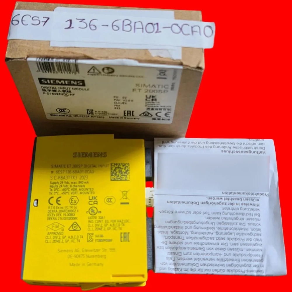 6es7 136-6ba01-0ca0 Modulo Siemens Digital - Imagen 2