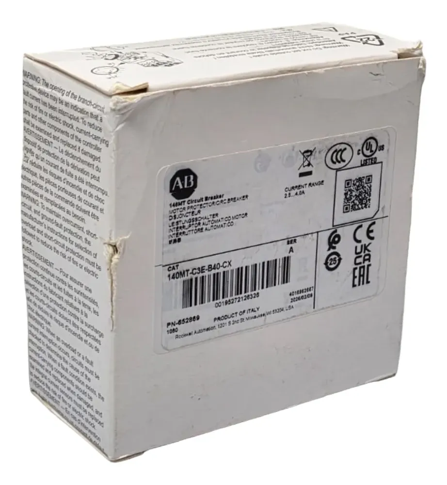 Allen Bradley 140mt-c3e-b40-cx Interruptor Automatico Gris