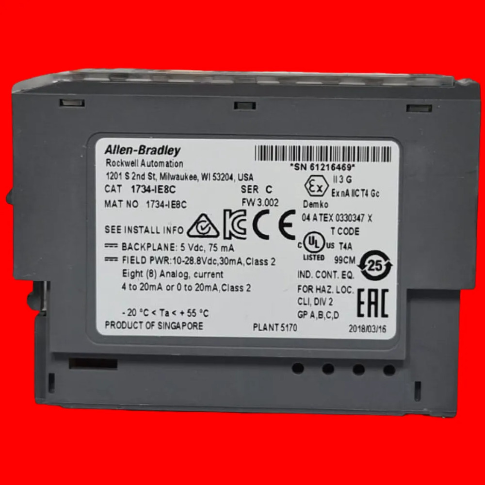 Módulo Entrada Analógica Allen Bradley 1734-ie8c Point I/o - Imagen 3