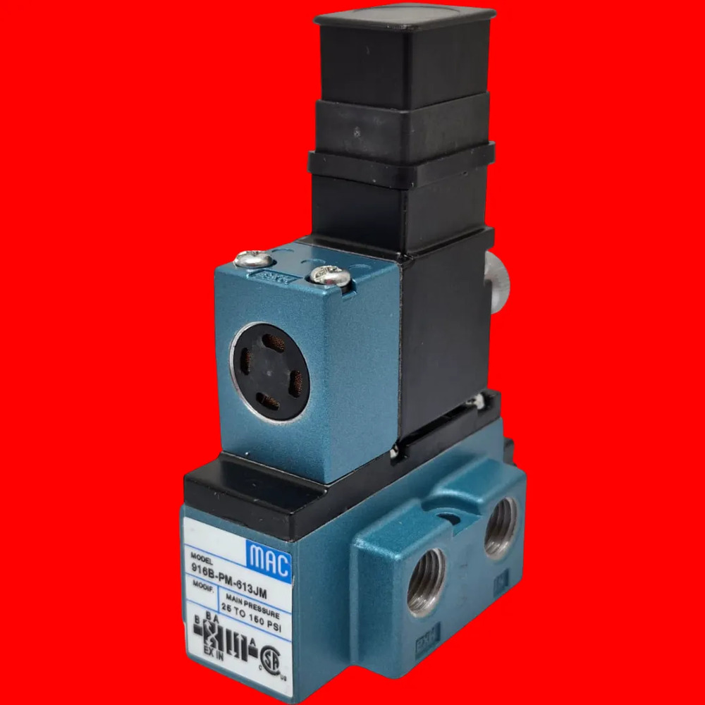 Válvula Solenoide Neumática Mac 916b-pm-613jm 4/2 24vdc - Imagen 4