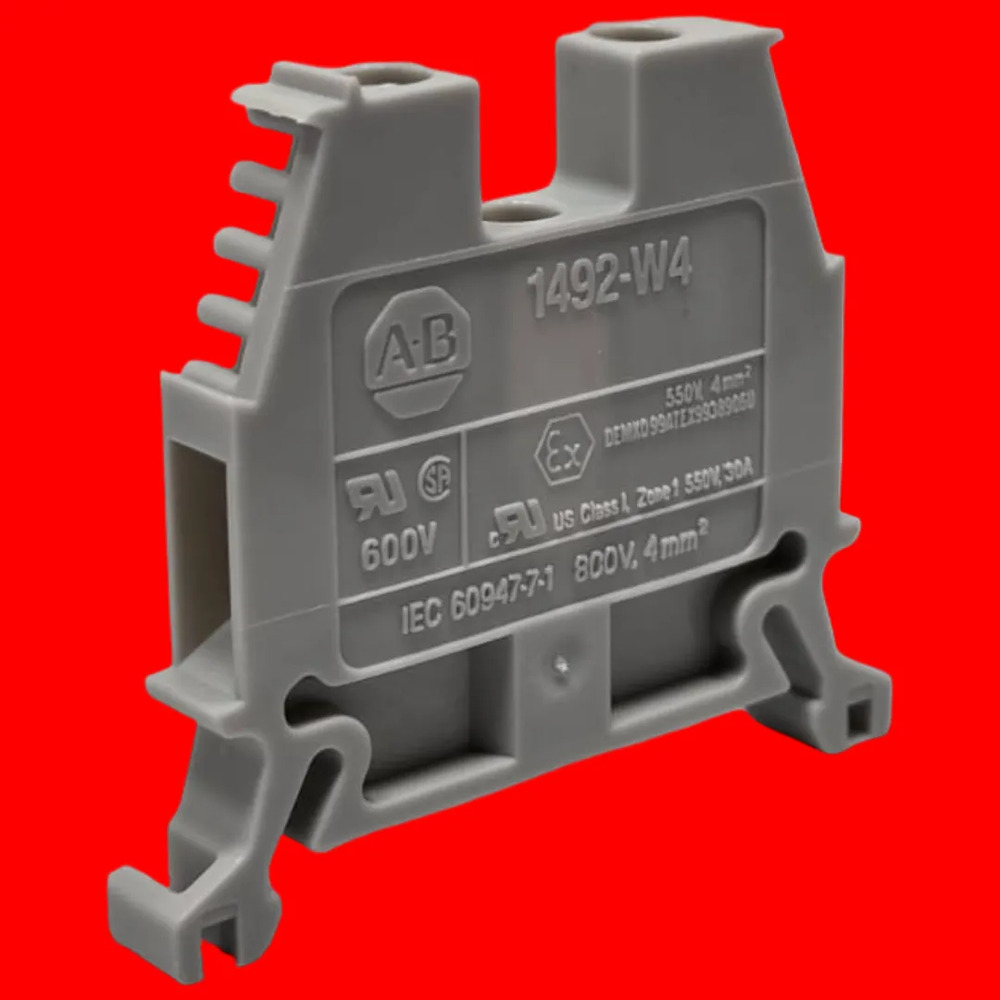 Allen Bradley 1492-w4 Bloques De Terminal Caja Con 23 Piezas - Imagen 2