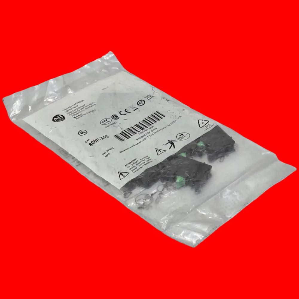 Allen Bradley 800f-x10 Block De Contactos Bolsa De 10 Pz Gris - Imagen 4