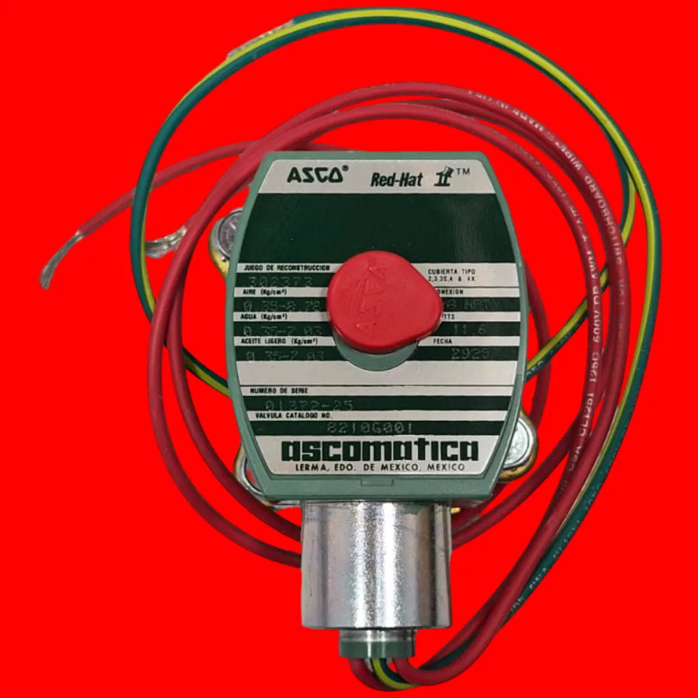Válvula Neumática Solenoide Asco 8210g001 120vac - Imagen 2