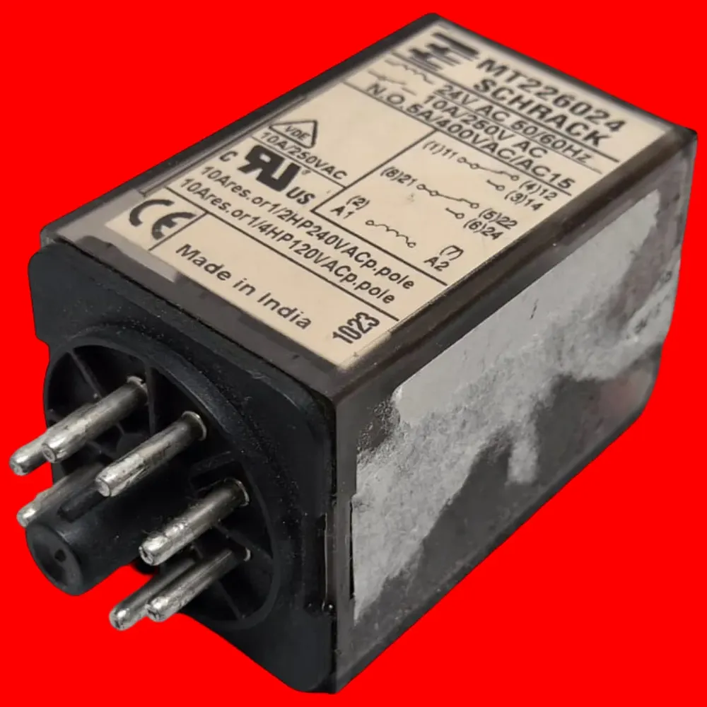 Mt226024 Schrack Relevador Encapsulado 10a 8p 24vac - Imagen 5