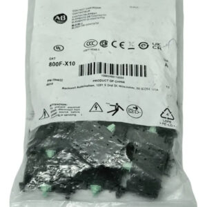 Allen Bradley 800f-x10 Block De Contactos Bolsa De 10 Pz Gris
