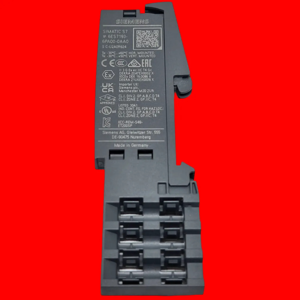 Base Unit Siemens 6es7193-6pa00-0aa0 Et200sp Original - Imagen 2