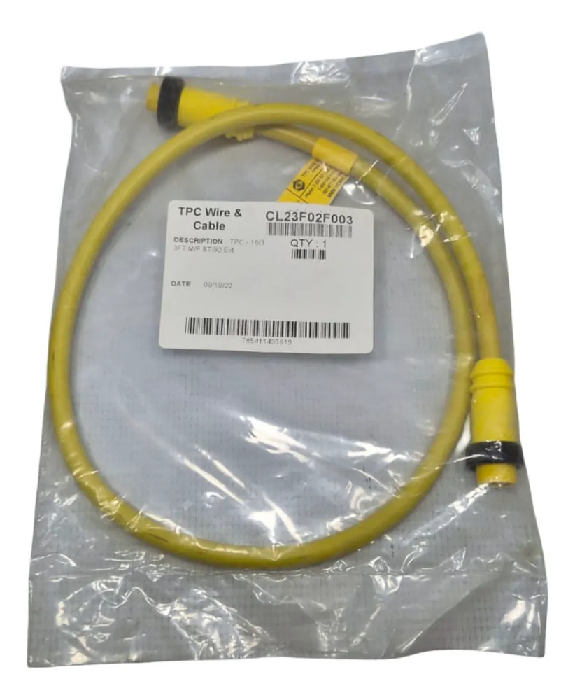 Cable Industrial Tpc Wire 600v Cl23f02f003 Flexible Amarillo
