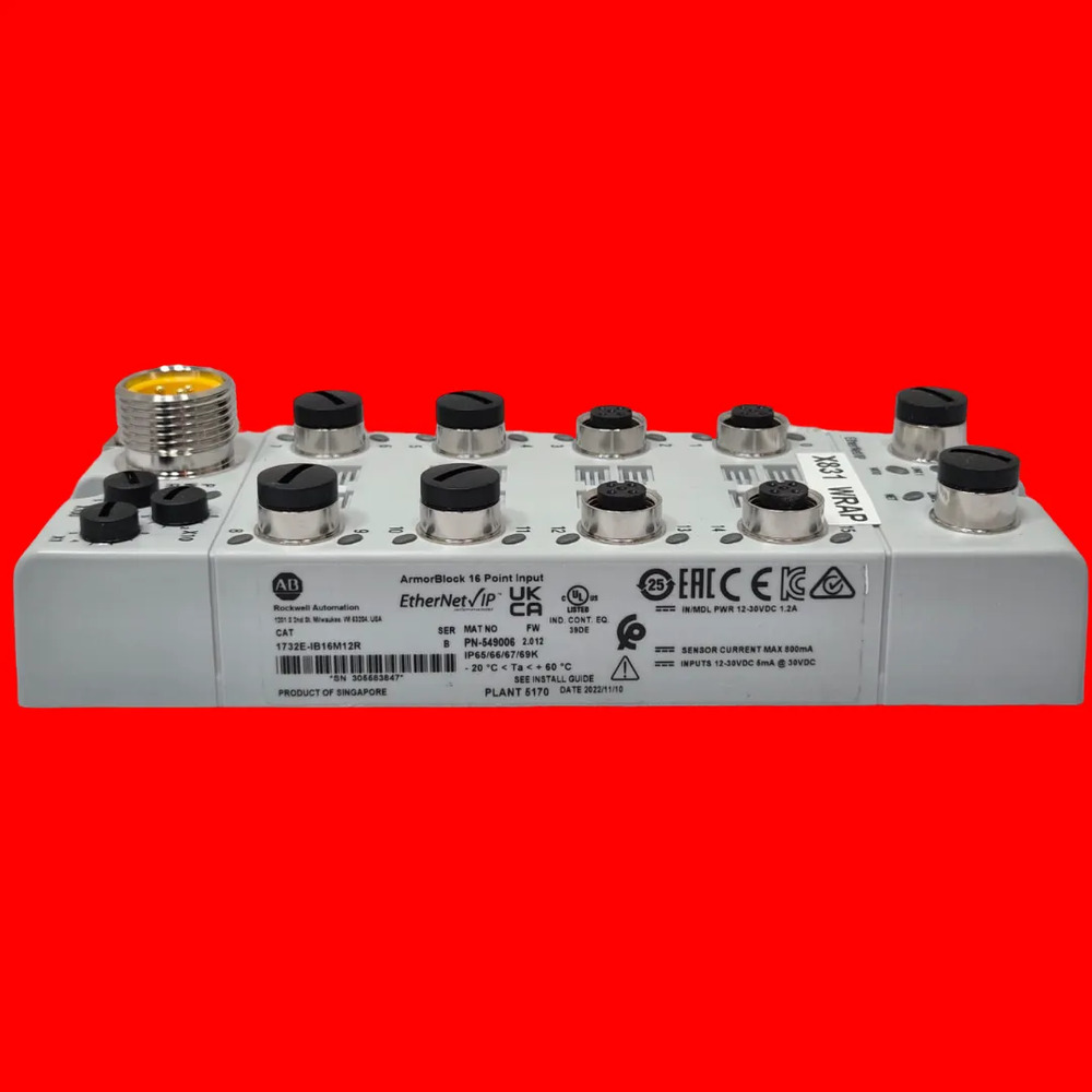 Modulo Entradas Allen Bradley 1732e-ib16m12r Armorblock 16p - Imagen 6