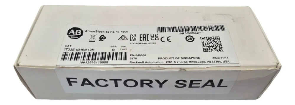 Modulo Entradas Allen Bradley 1732e-ib16m12r Armorblock 16p