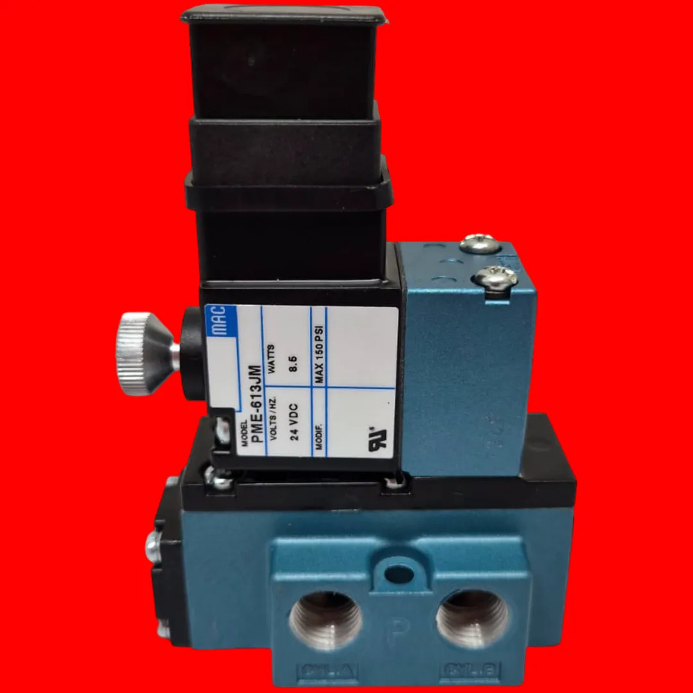 Válvula Solenoide Neumática Mac 916b-pm-613jm 4/2 24vdc - Imagen 2