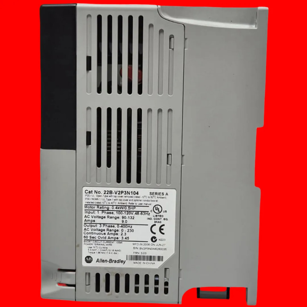 Variador De Frecuencia Powerflex 22b-v2p3n104 Allen Bradley - Imagen 5
