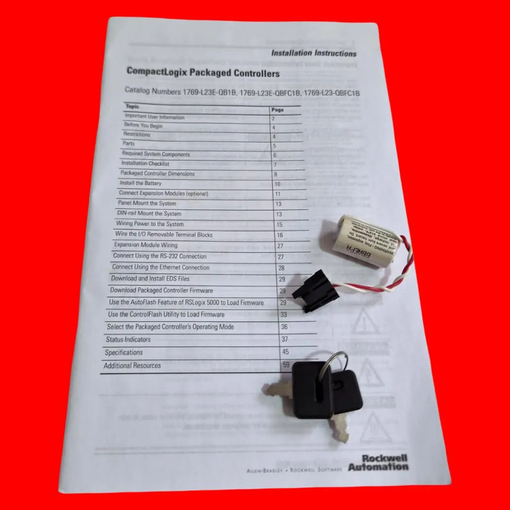 1769-l23e-qb1b Allen Bradley Controllogix Modulo - Imagen 9
