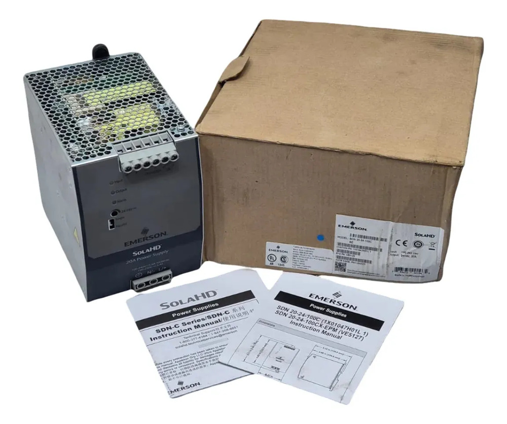 Sdn 20-24-100c Sola Hd Power Supply 100-240vac/24vdc
