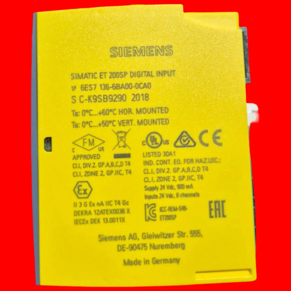 6es7136-6ba00-0ca0 Siemens Módulo De Automatización - Imagen 3