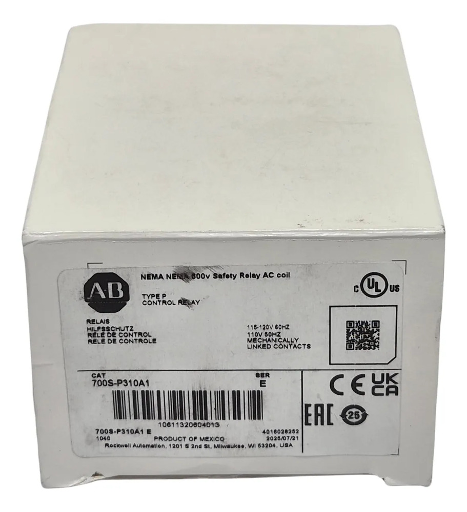 Allen Bradley 700s-p310a1 Relé De Control De Seguridad