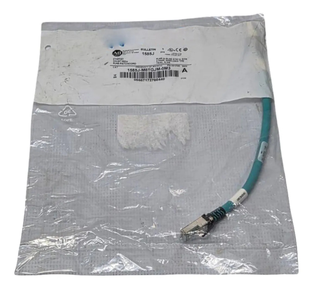 Allen Bradley 1585j-m8tgjm-0m3 Cable Rj45 Macho Recto