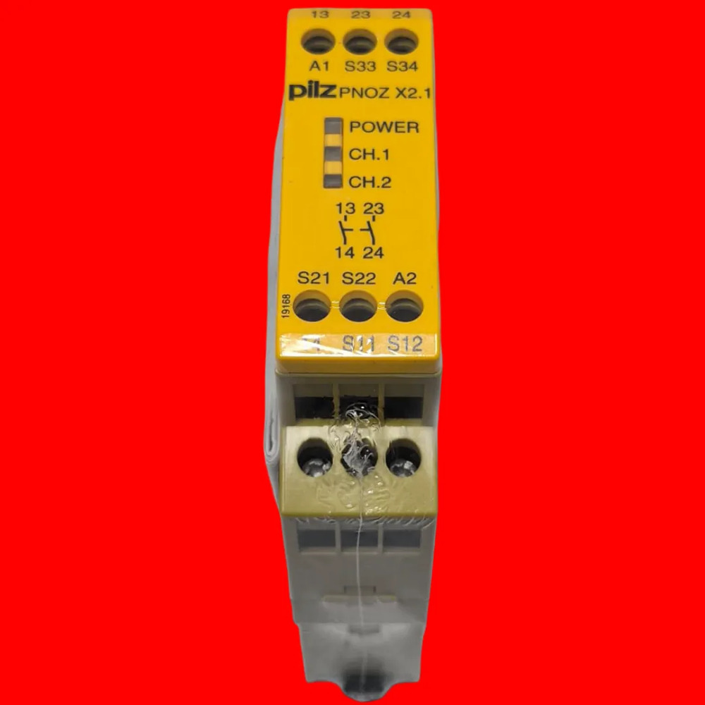 Pilz 774306 Pnoz X2.1 24vac/dc 2n/o Relé De Seguridad - Imagen 2