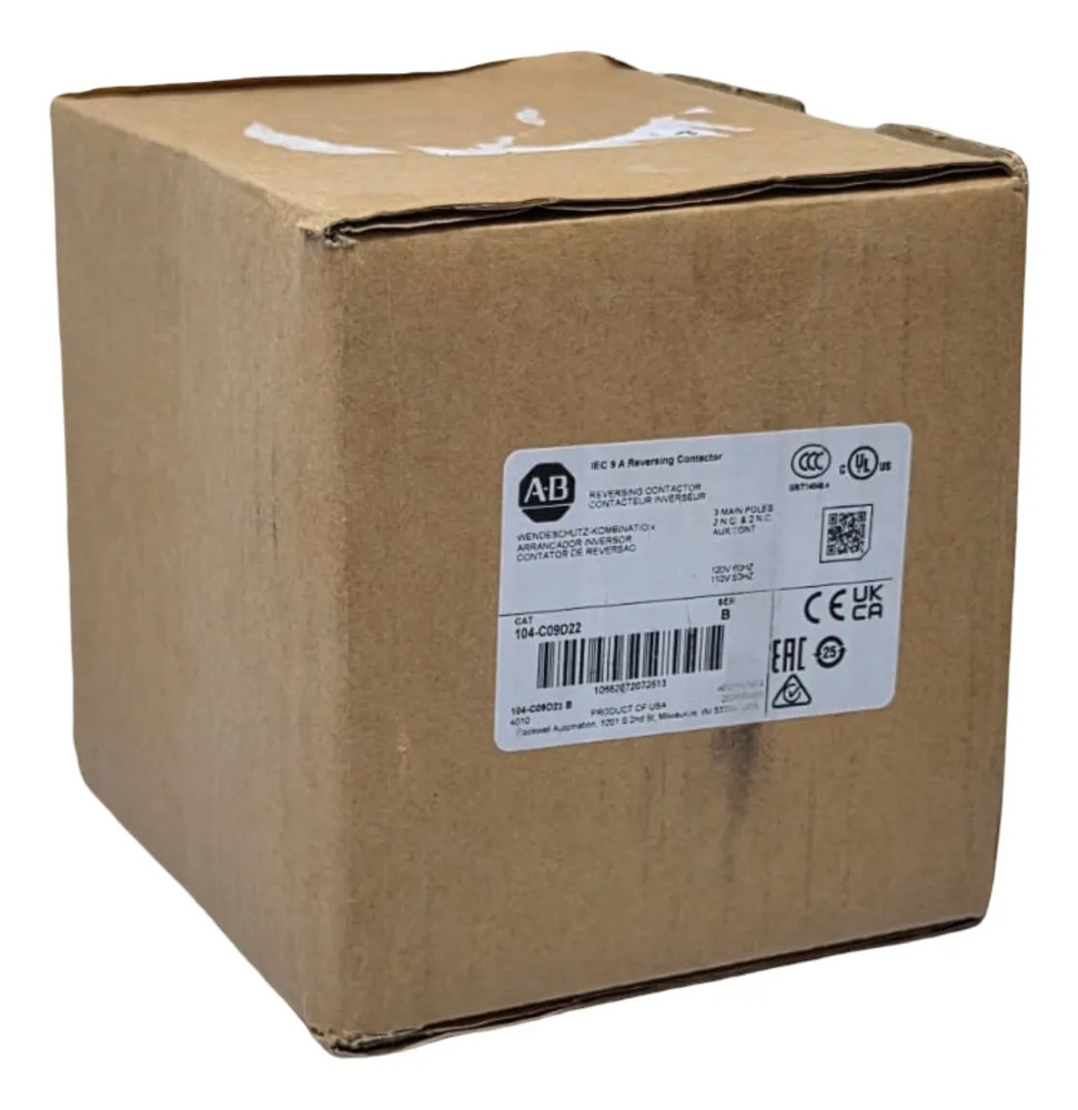 104-c09d22 Allen-bradley Reversing Contactor 9a 110vac