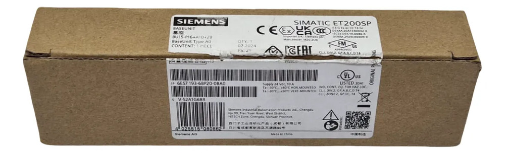 6es7193-6bp20-0ba0 Siemens Simatic Et200sp