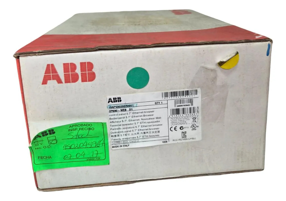 1sap530200r0001 Abb Panel De Control Industrial
