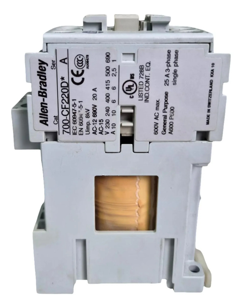 700-cf220d* Allen Bradley Contactor Ser A Auxiliar