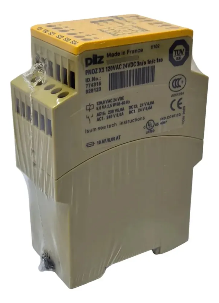 Pnoz-x3-120 Pilz Safety Relay Pnoz X3 120vac/24vdc 774316