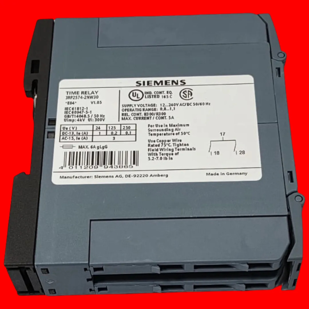 3rp2574-2nw30 Siemens Rele Temporizador - Imagen 6