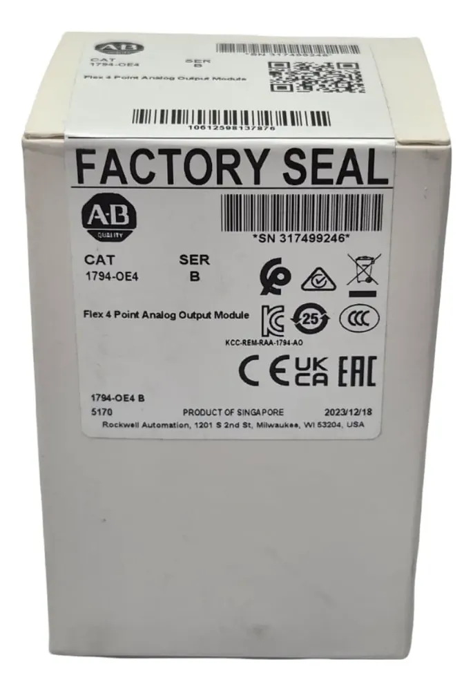 Módulo Salida Analógica Allen Bradley 1794-oe4 Flex I/o