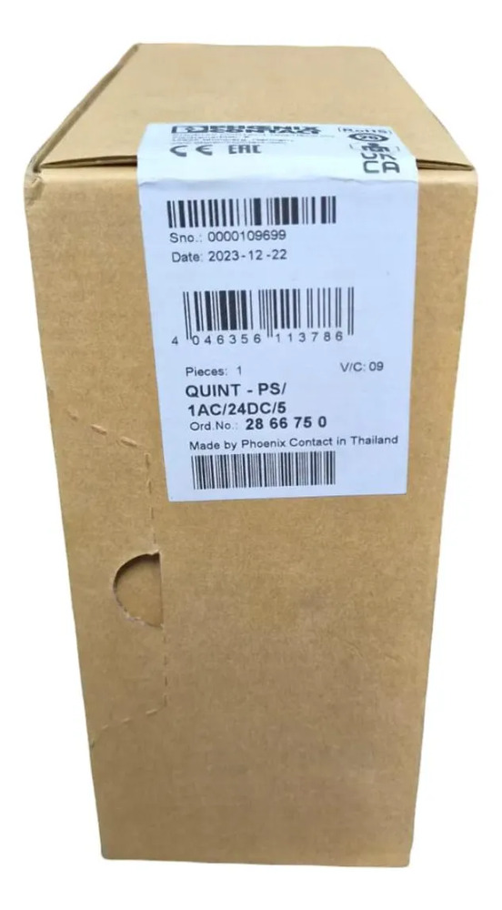 Quint-ps/1ac/24dc/5 Phoenix Contact No. 2866750 Fuente